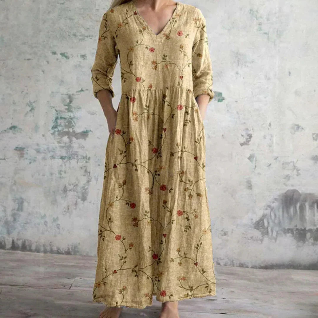 Romy | Sukienka Boho Kwiatowa