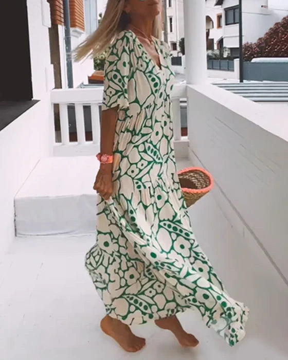 Noa | Sukienka Boho Kwiatowa