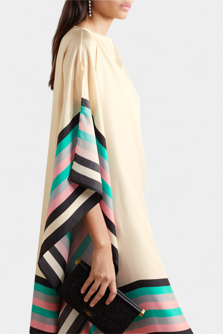 Elenora Kaftan Geometryczny o Szerokim Kroju