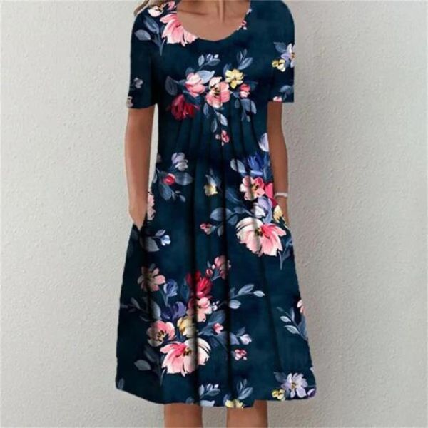 Maïa | Elegancka Sukienka Kwiatowa