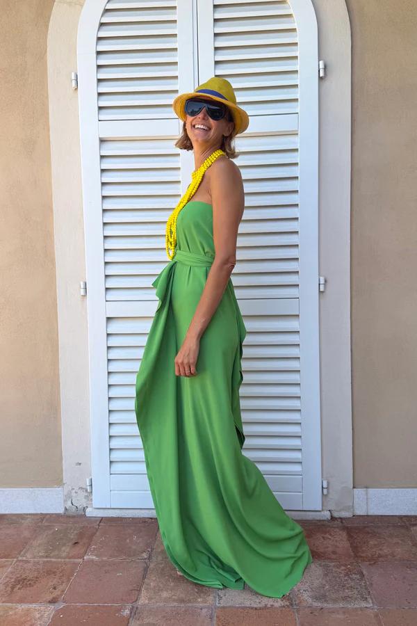 Asymetryczny Kaftan z Paskiem