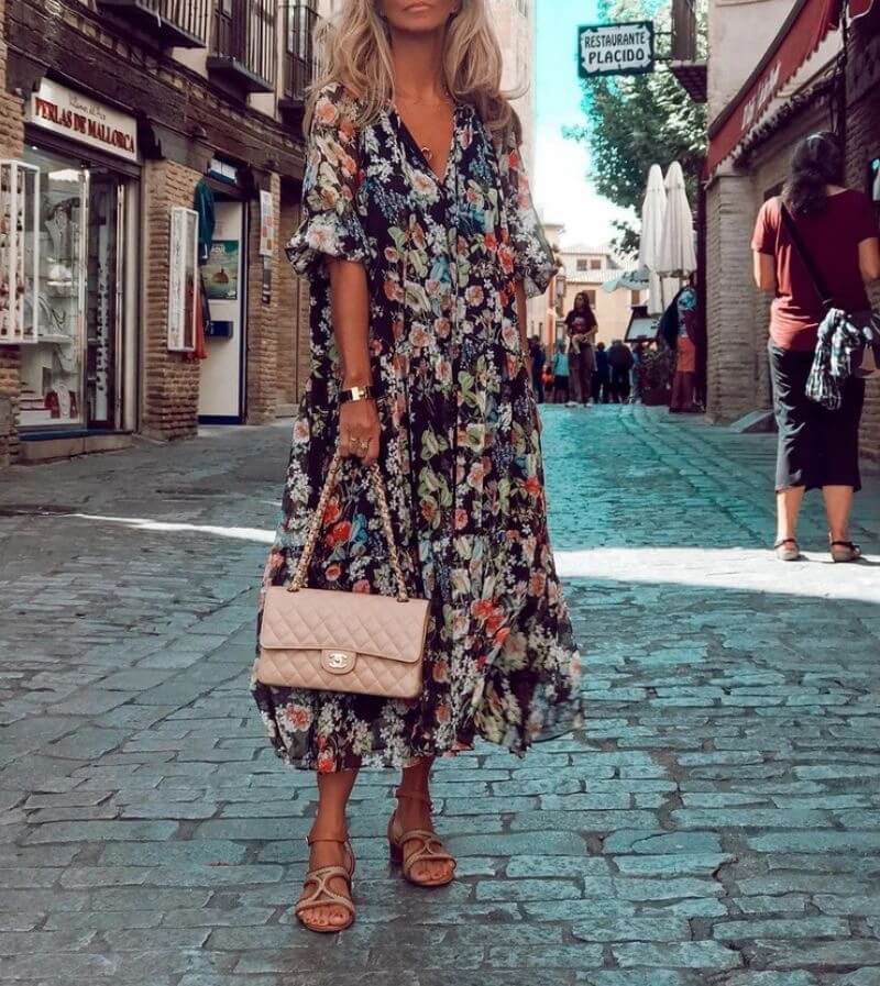 Flora | Casual sukienka
