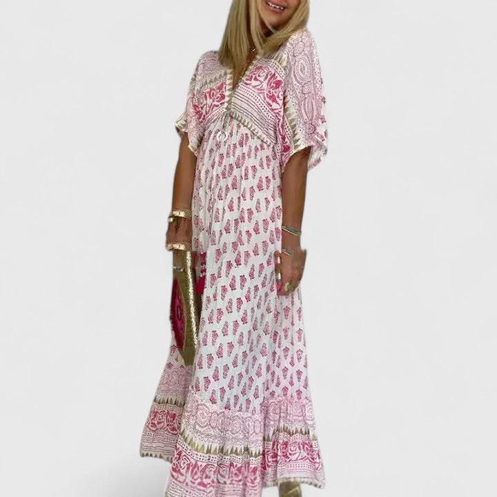 Lyrianna | Wygodna Sukienka Maxi