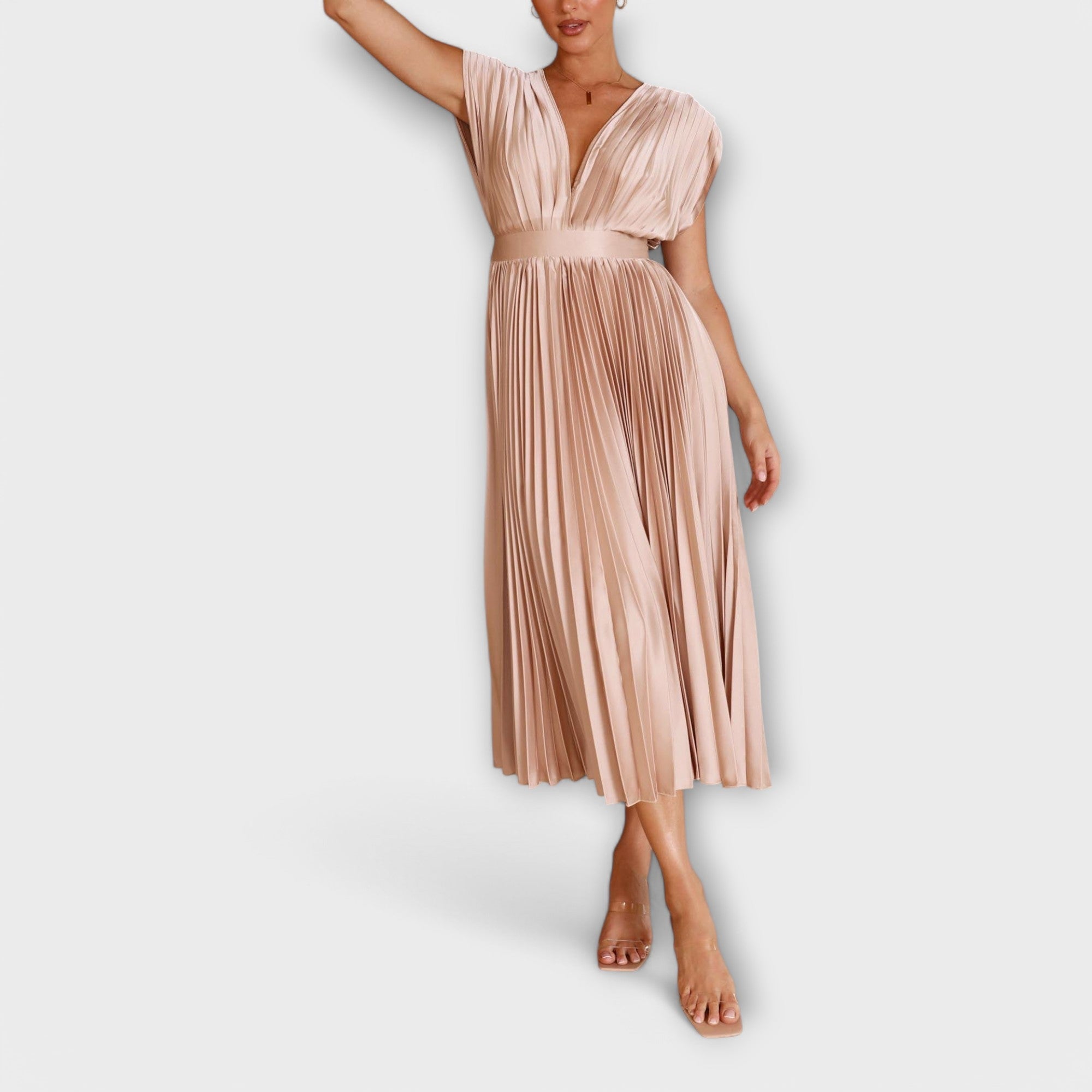 Alessia | Elegancka Sukienka Plisowana