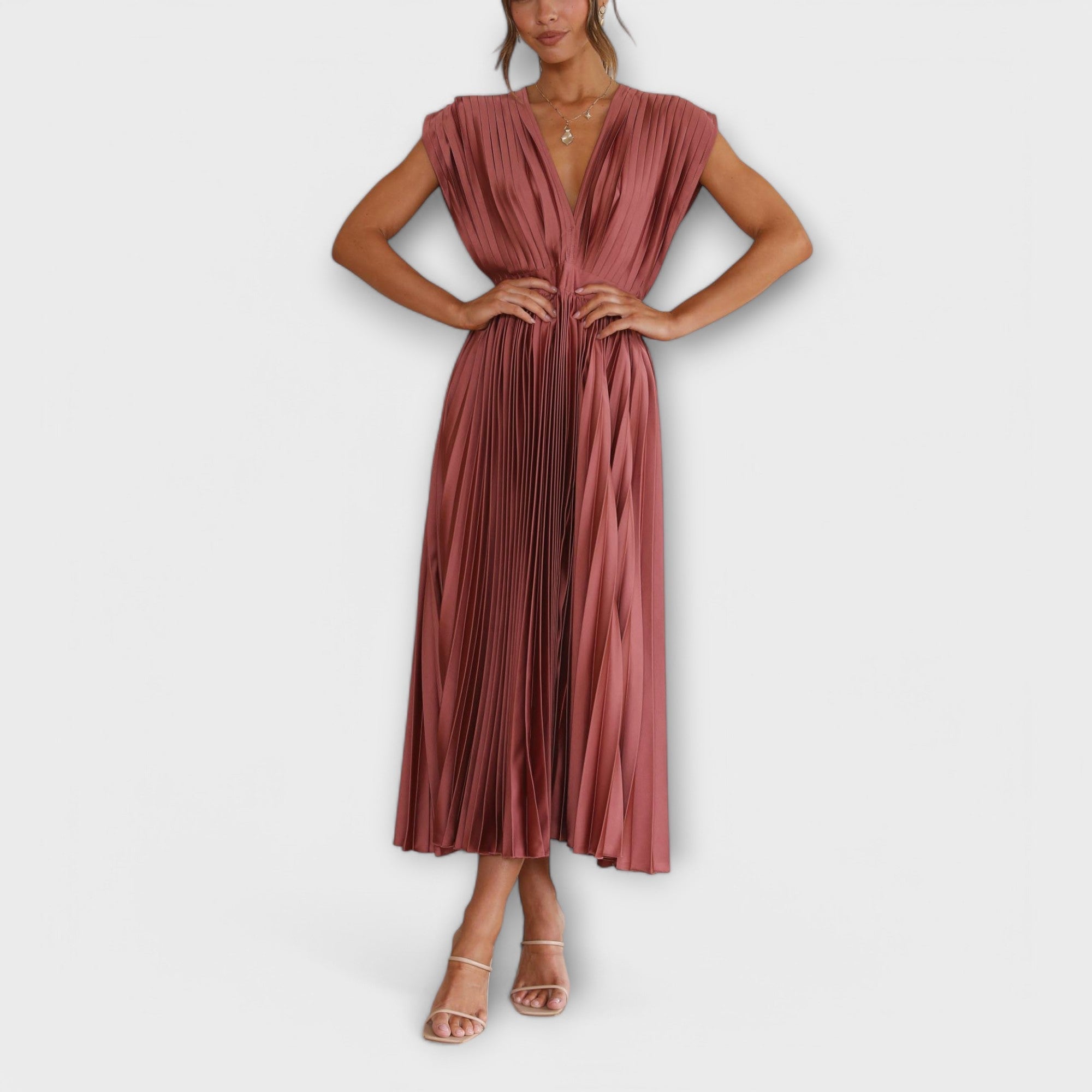 Alessia | Elegancka Sukienka Plisowana