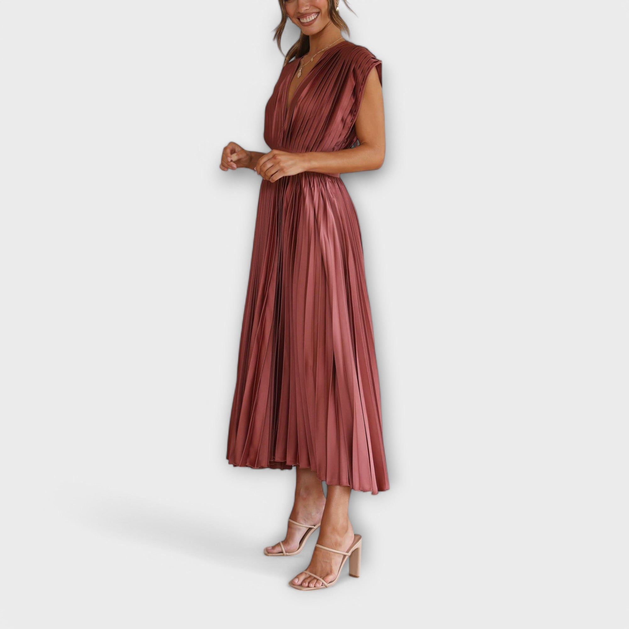 Alessia | Elegancka Sukienka Plisowana