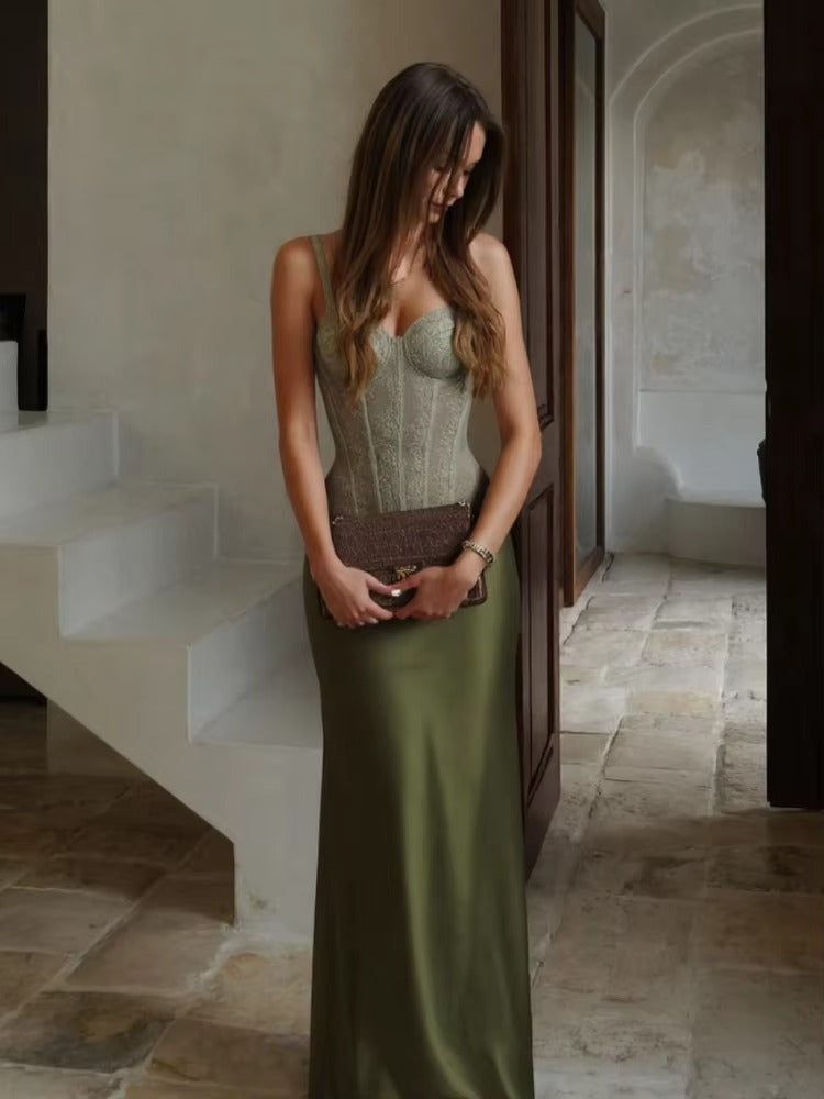 Sienna | Suknia z Gorsetowym Topem