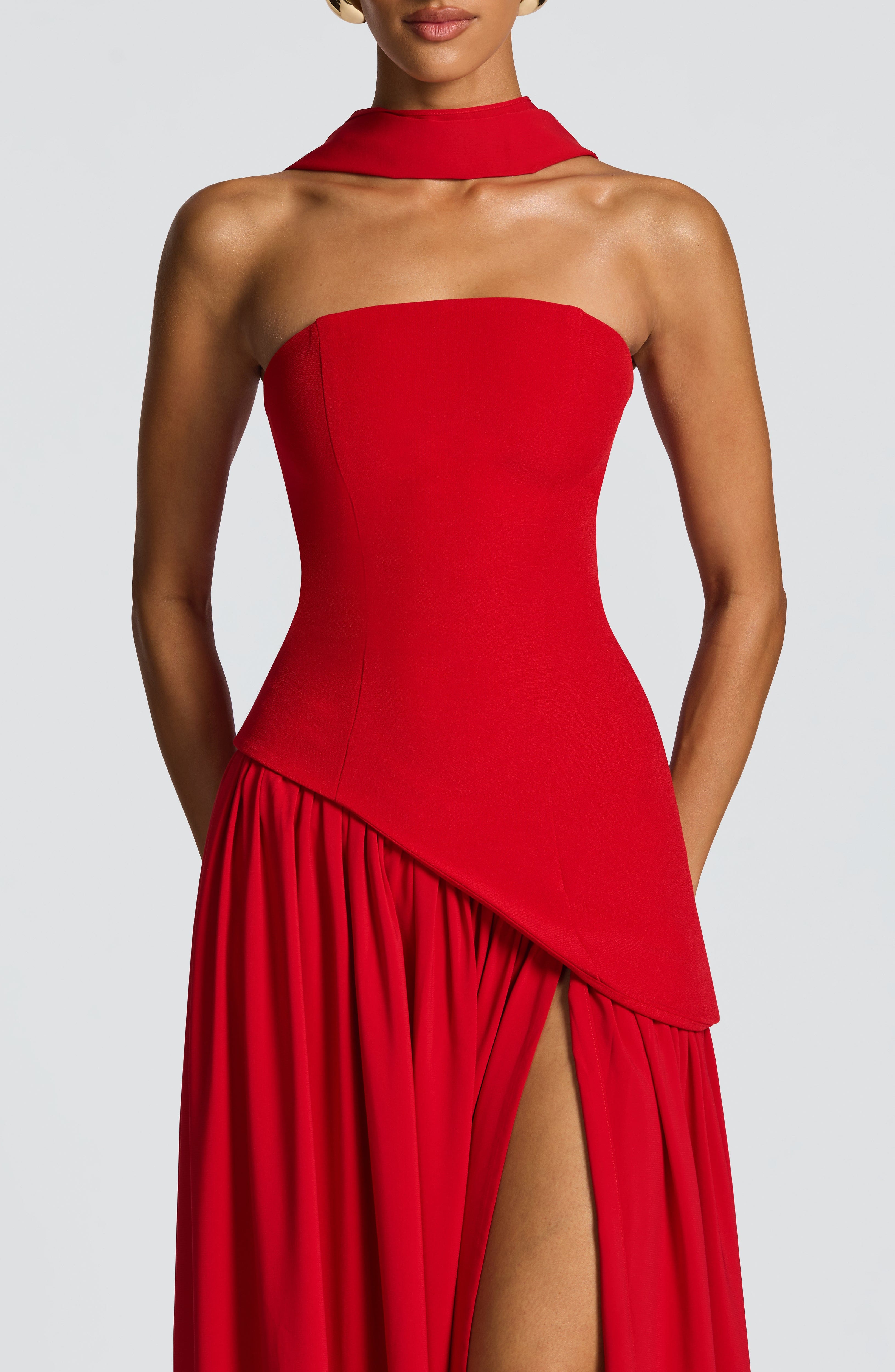 Sukienka Maliyah Maxi - Czerwona
