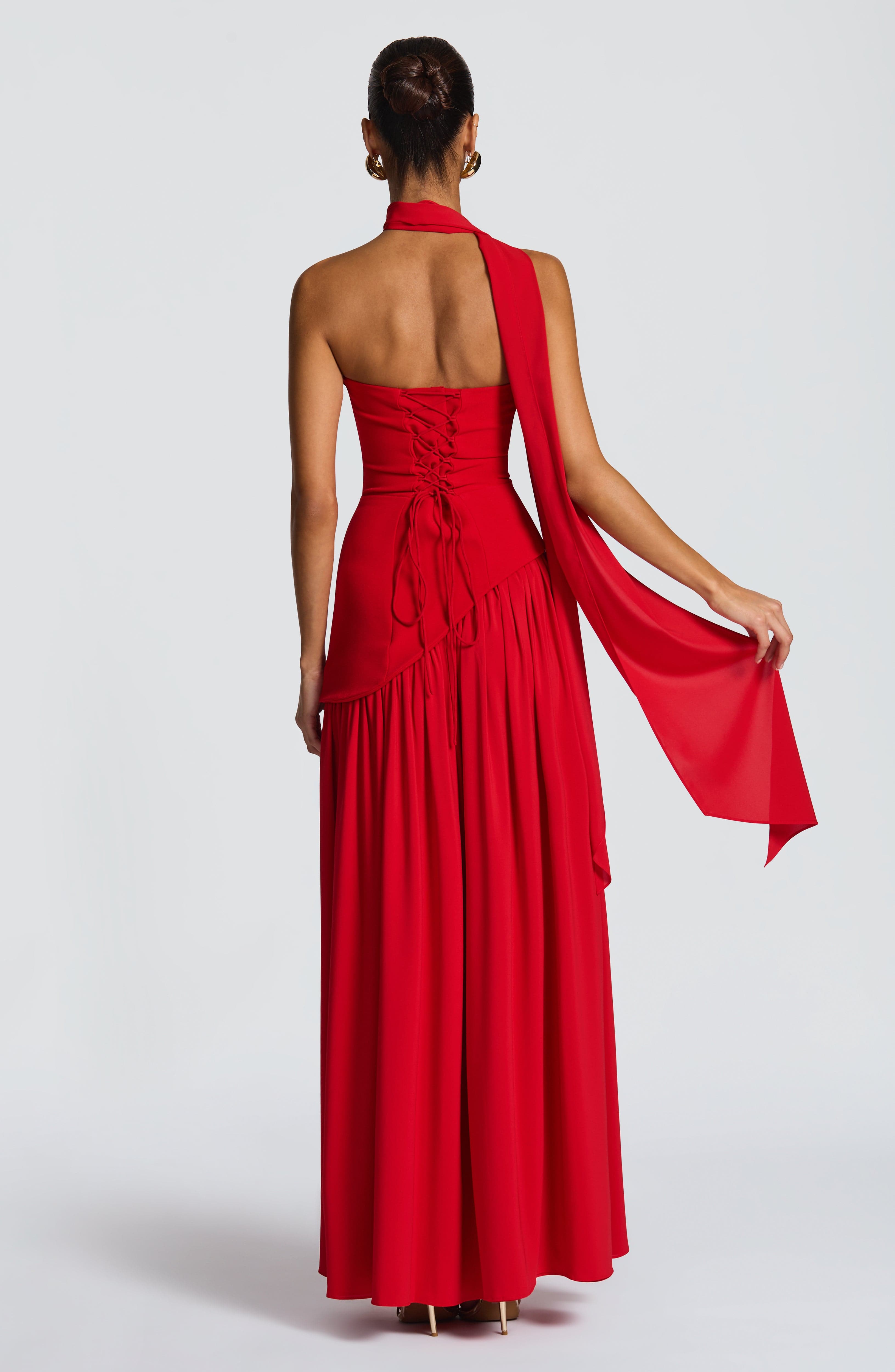 Sukienka Maliyah Maxi - Czerwona