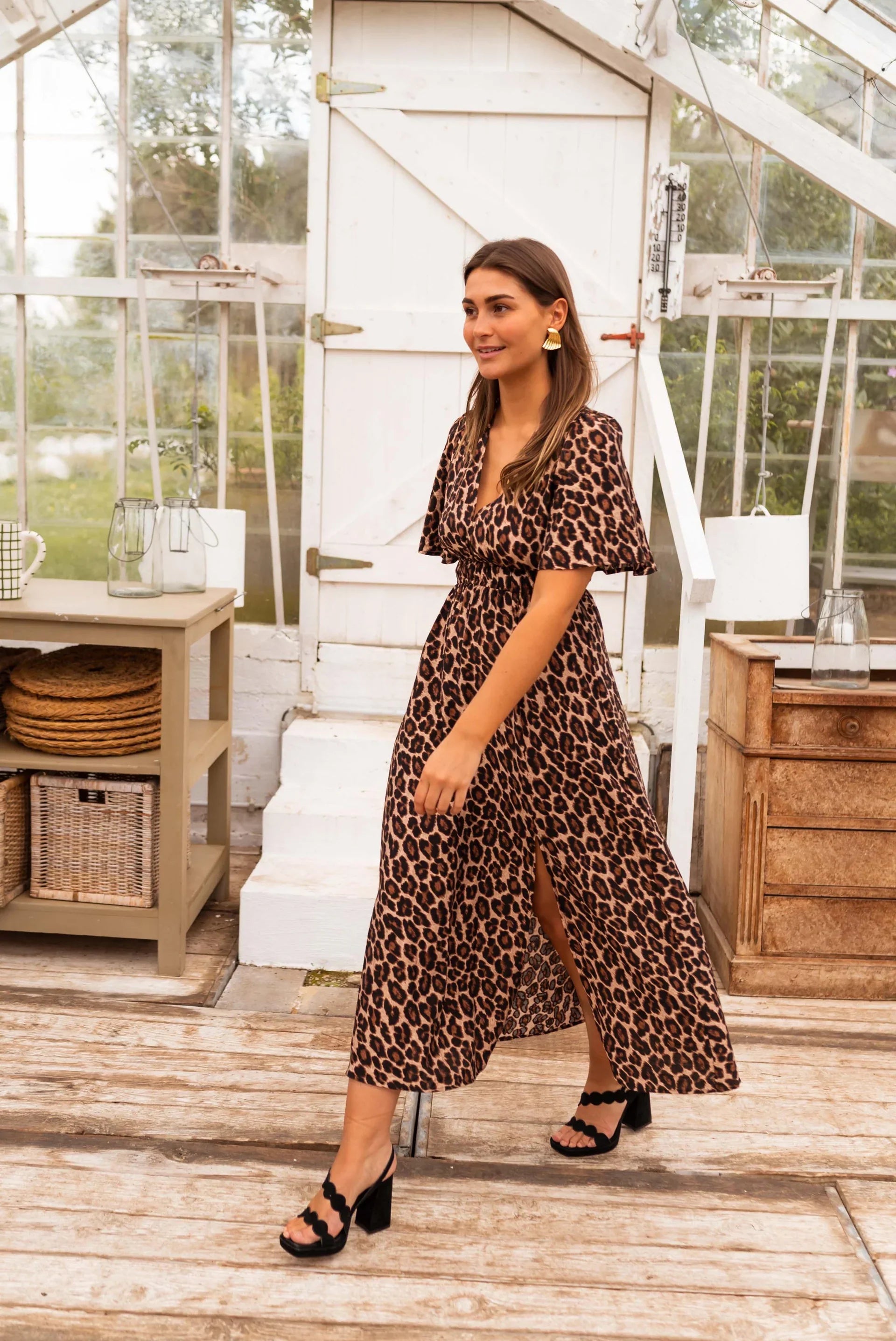 STELLA | MAXI SUKIENKA W LEOPARDZIE