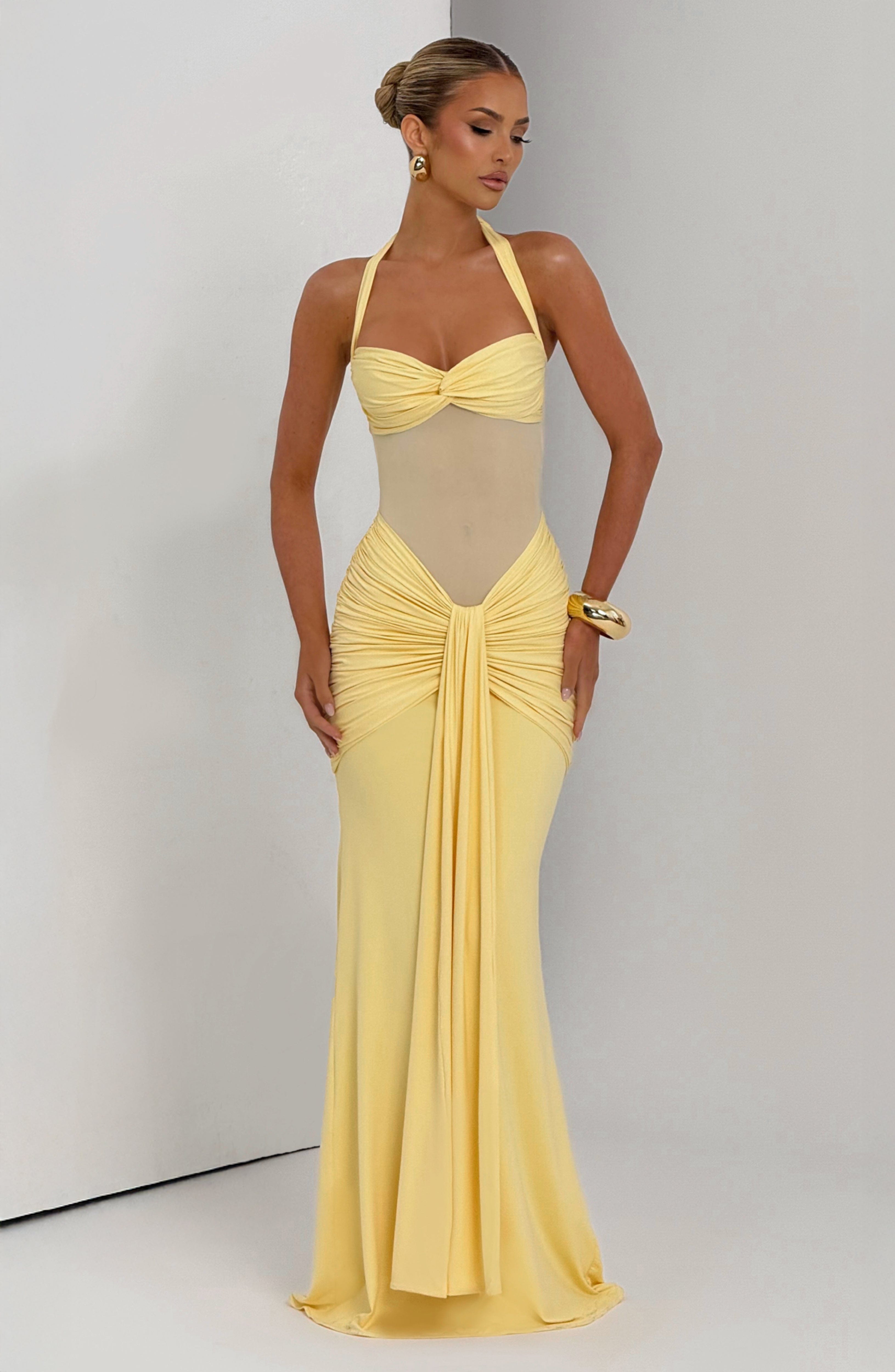 Sukienka Maxi Vixen - Cytryna