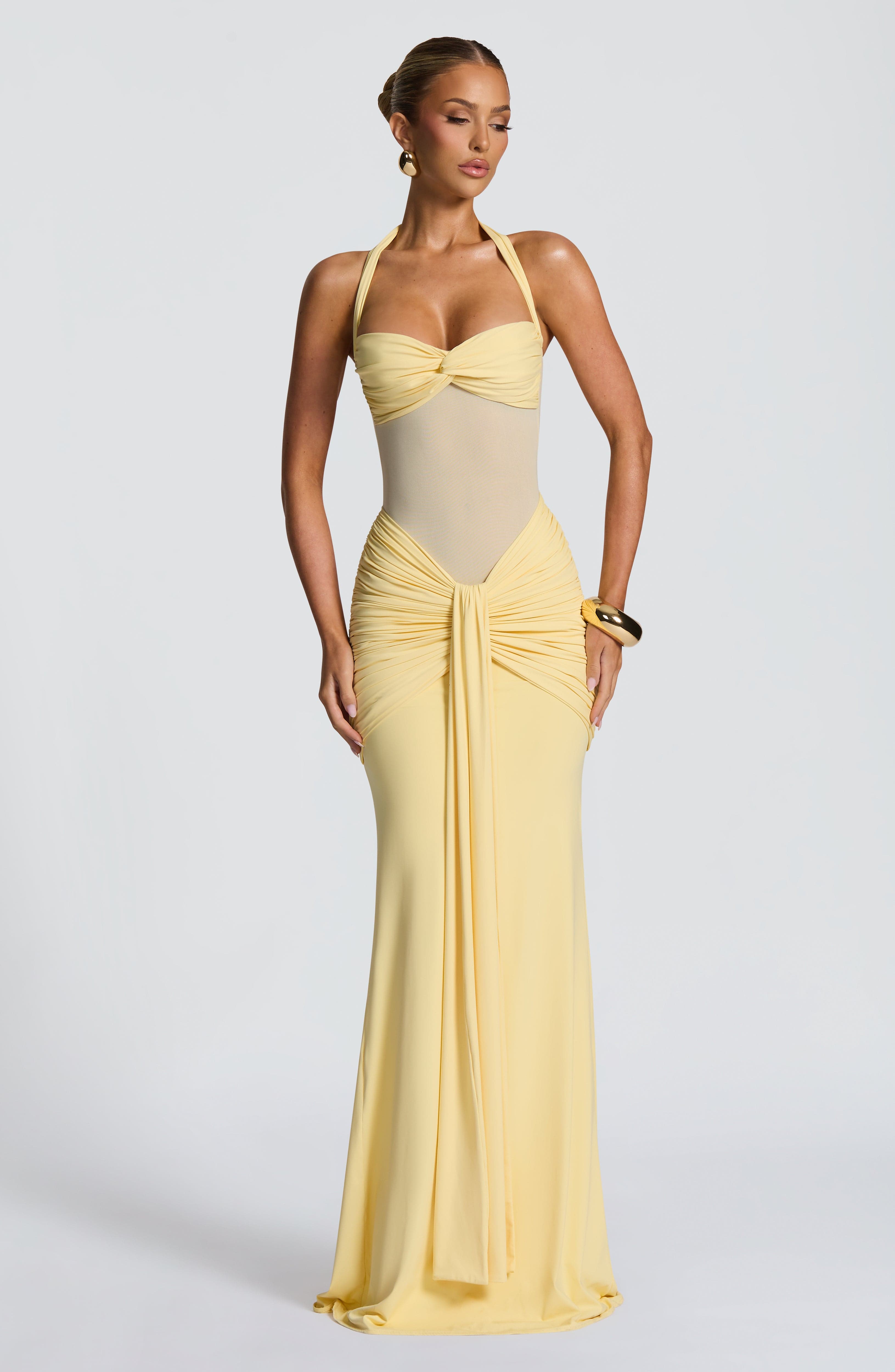 Sukienka Maxi Vixen - Cytryna