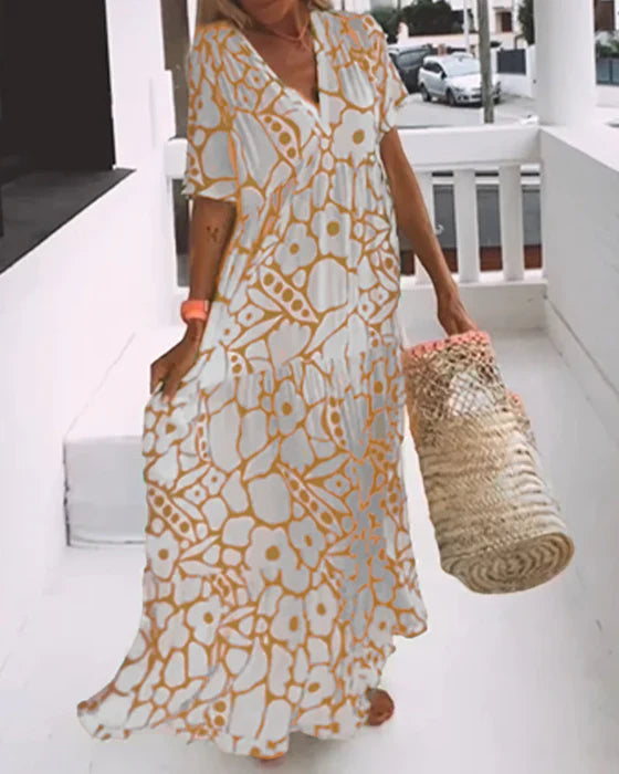 Noa | Sukienka Boho Kwiatowa