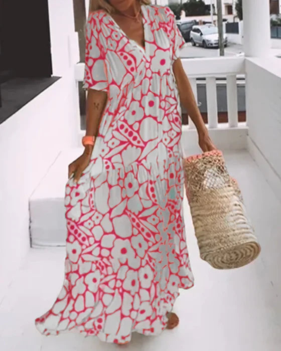 Noa | Sukienka Boho Kwiatowa