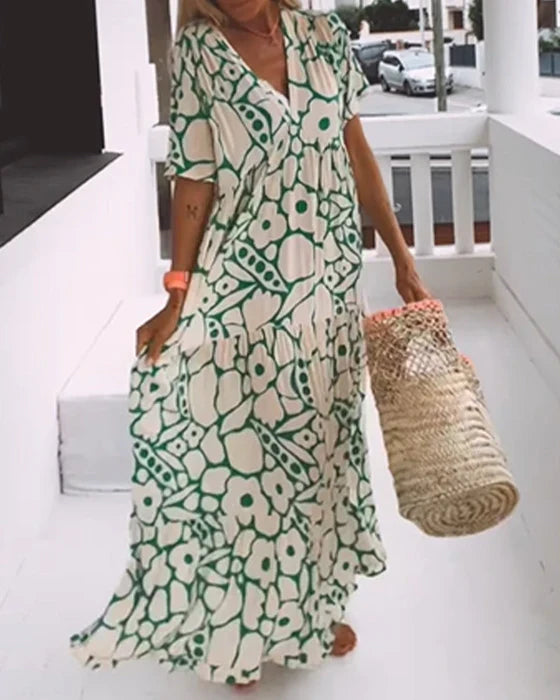 Noa | Sukienka Boho Kwiatowa