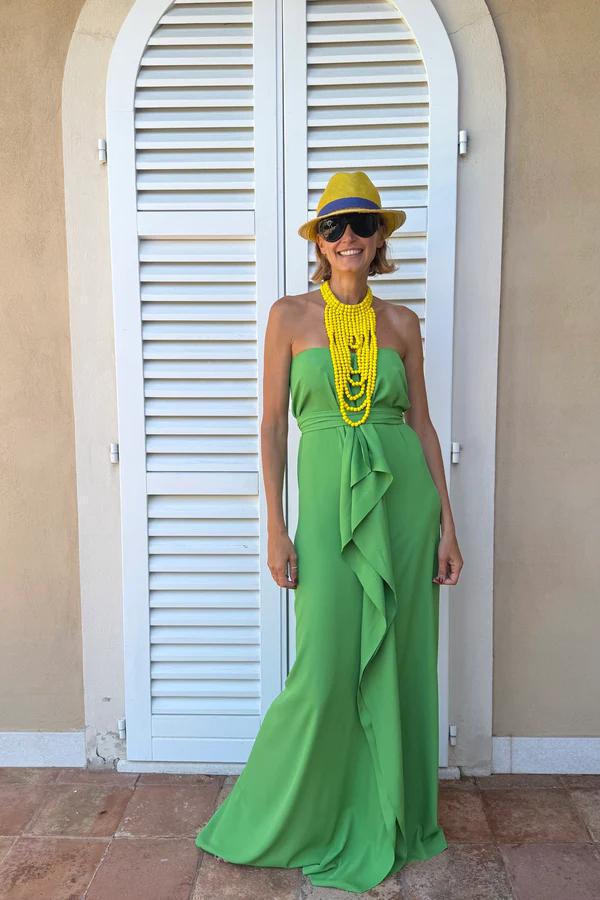Asymetryczny Kaftan z Paskiem
