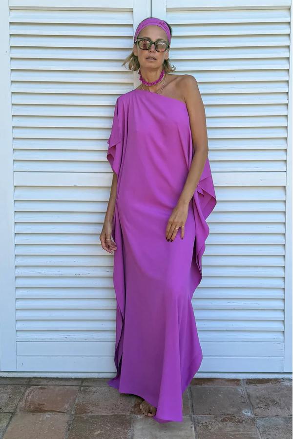 Asymetryczny Kaftan z Paskiem