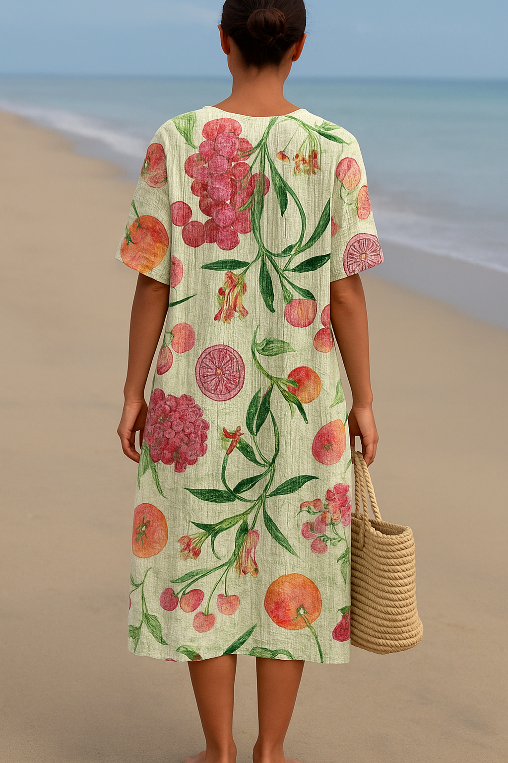 CÉLESTE | Sukienka botaniczna vintage