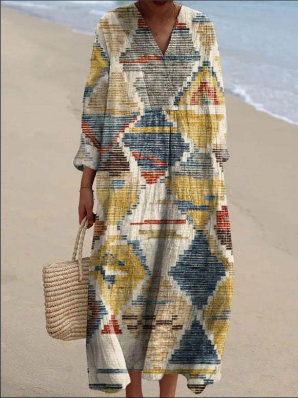 Naïa | Boho sukienka w etniczne wzory