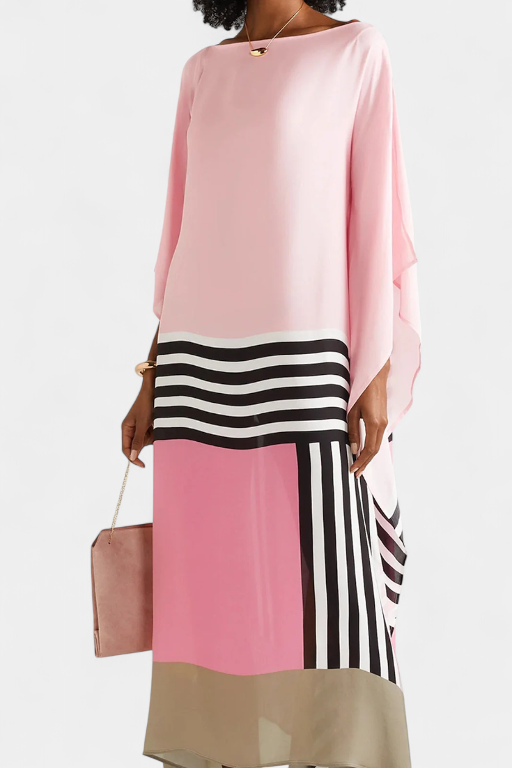 Elenora Kaftan Geometryczny o Szerokim Kroju