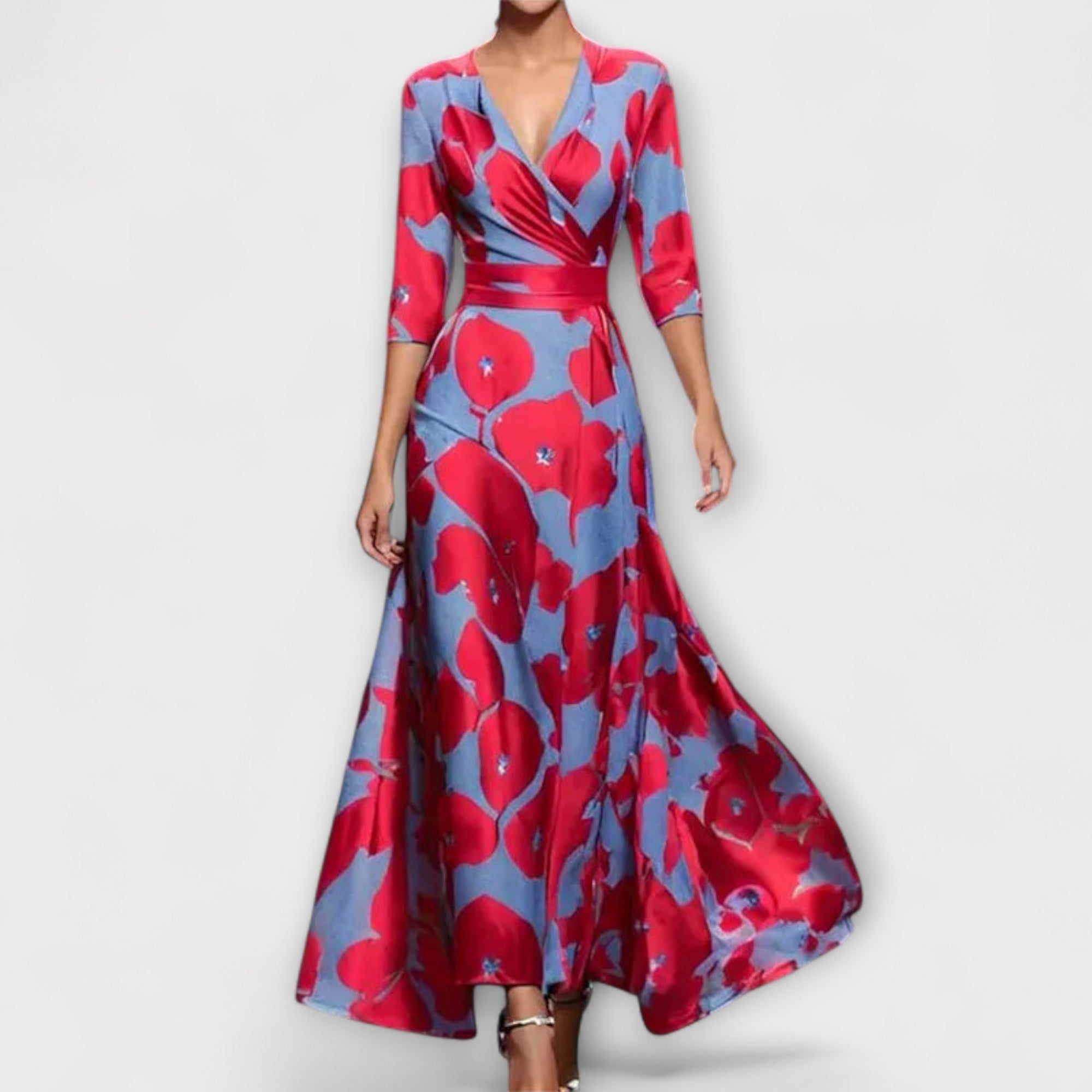 Aurélie | Elegancka Sukienka Damska z Designem z Rękawami