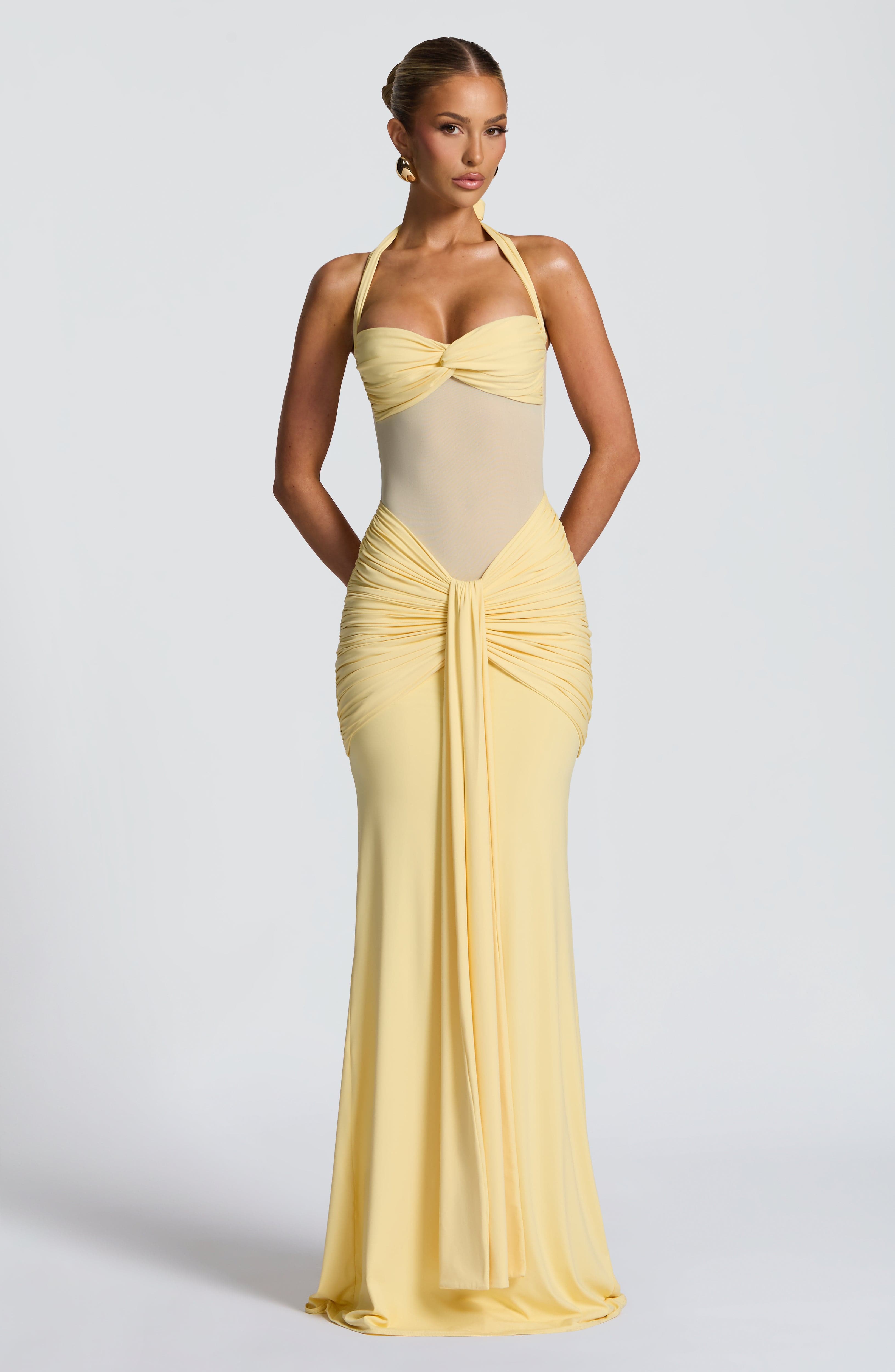 Sukienka Maxi Vixen - Cytryna