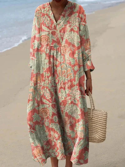 Naïa | Sukienka w kwiaty w stylu vintage